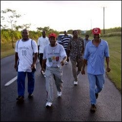 St. Kitts - Nevis' PM Douglas Leads Wellness Walk