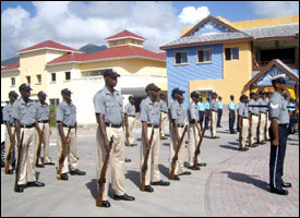 St. Kitts - Nevis Police Officers