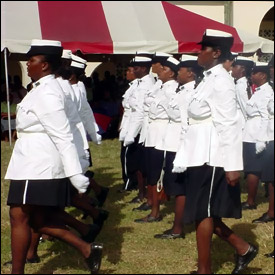 St. Kitts - Nevis Police Officers