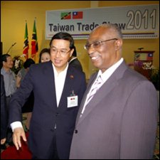 Taiwan Ambassador and Nevis Premier