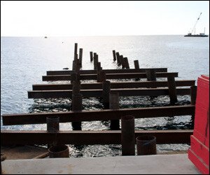 Pier Extension Construction In Charlestown