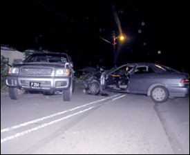 Injury Traffic Accident at Mansion