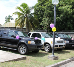 Vehicles Donated To Nevis Police By Four Seasons' Homeowners