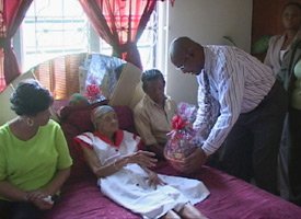 St. Kitts Resident - Violet Gumbs - Aged 101